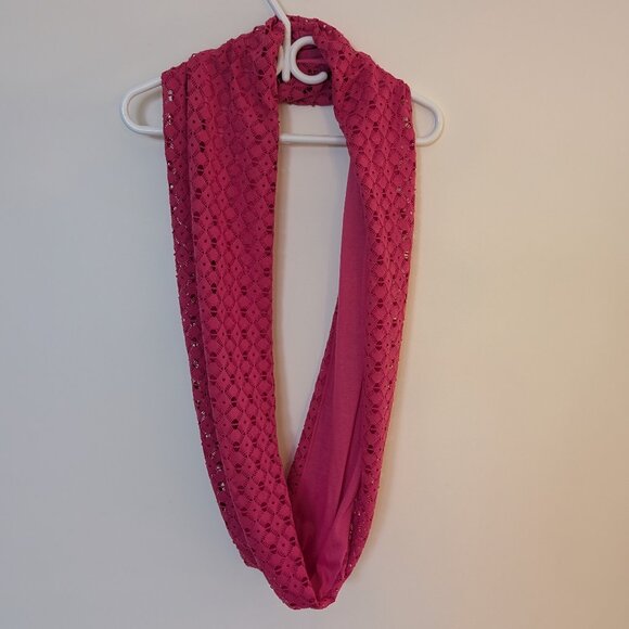 Pink Infinity Scarf - Picture 4 of 5